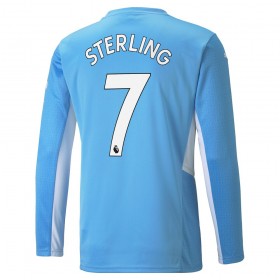 Maillot de Foot Manchester City Raheem Sterling 7 Domicile 2021/22 ML